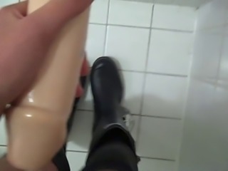 Anal Play In Hunter Rubber Boots