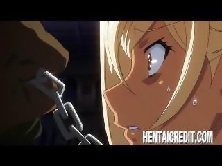 Blonde elf hentai bimbo with nice tits gets herself demon fucked
