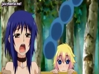 Young animated cuties get licked and stuffed with pussy beads