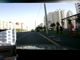 Flashing russian car