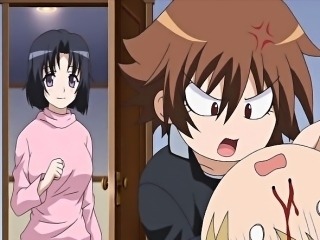Two big titted hentai babes gets licked and fucked