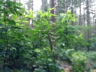 Delicious close-up of me cumming in the forest